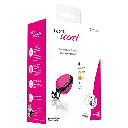 Bilă Vaginală Discretă Joyballs Secret Single 6cm Roz