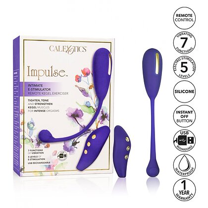 Bilă Vaginală Estim Remote Kegel Exerciser Albastru