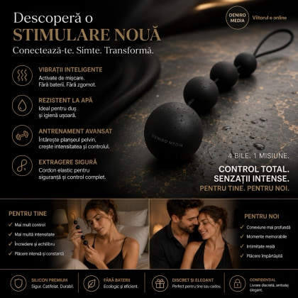Bile Anale Deluxe Vibro Negru