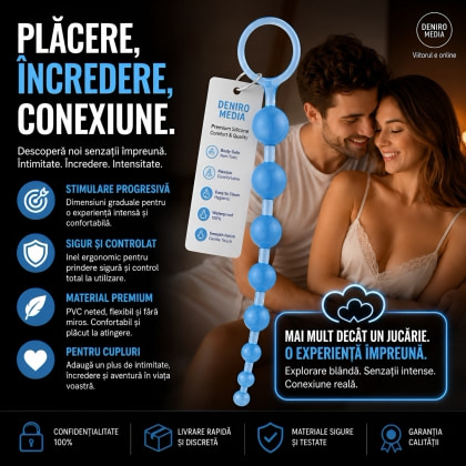 Bile Anale Thai Toy Beads Albastru