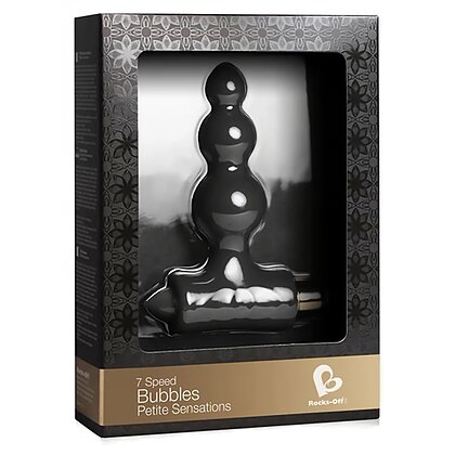 Bile Anale Vibrante Rocks-Off Bubbles Negru
