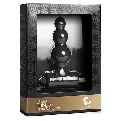 Bile Anale Vibrante Rocks-Off Bubbles Negru