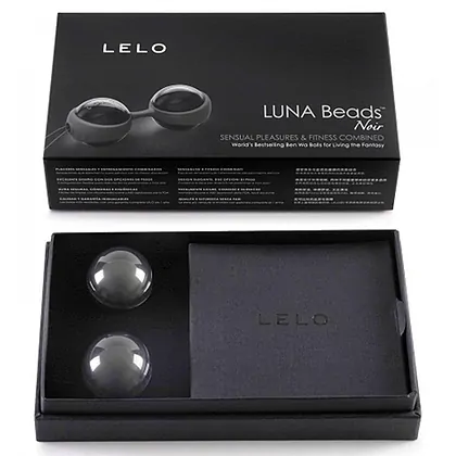 Bile Vaginale Lelo Luna Beads Noir Negru