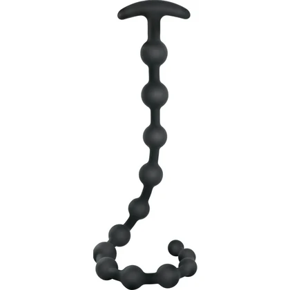 Black Velvets Anal Beads Negru