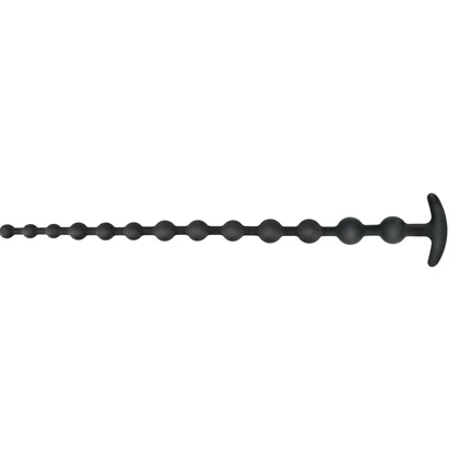 Black Velvets Anal Beads Negru