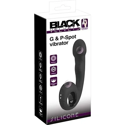 Black Velvets G P Spot Vibrator 10 Moduri Reîncărcabil Negru
