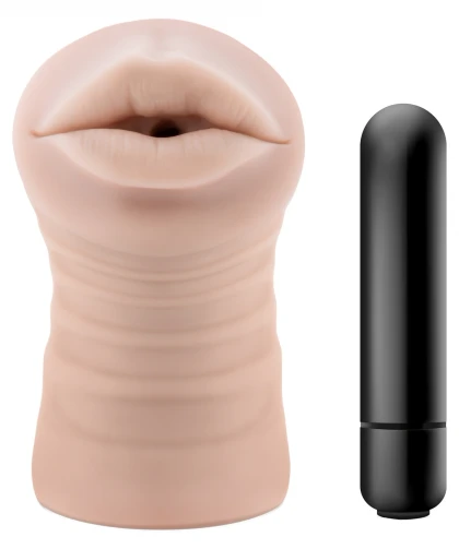 Blush Enlust Nicole Masturbator cu Vibrații X5 Plus 12,7 cm