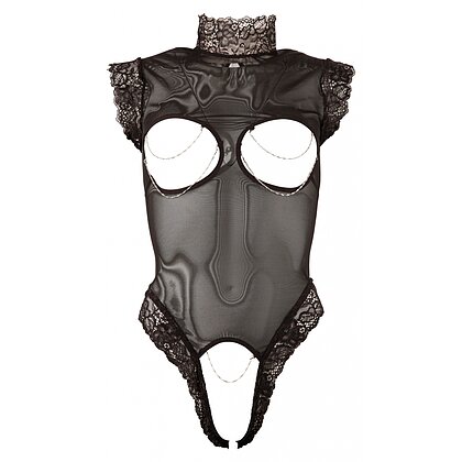 Body Abierta Fina Sâni Decupați Negru S