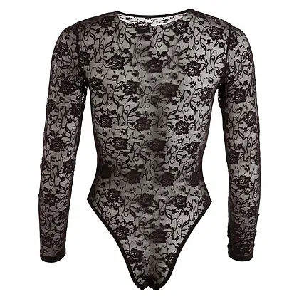 Body Cottelli Collection Lace Wet Look Negru S
