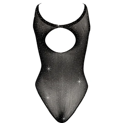 Body Cottelli Fantasy, Strasuri All-over — S-L, Negru S-L