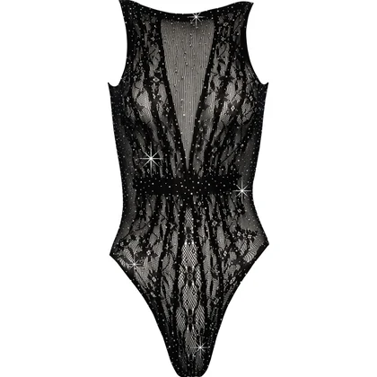 Body Cottelli Fantasy, Strasuri All-over — S-L, Negru S-L