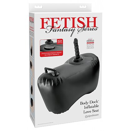 Body Dock Love Seat Gonflabil 60 cm Stabil și Compact Negru