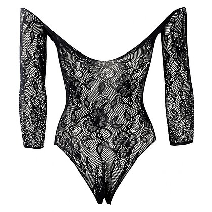 Body Le Desir Wonder Rhinestone Fun Negru XL-2XL