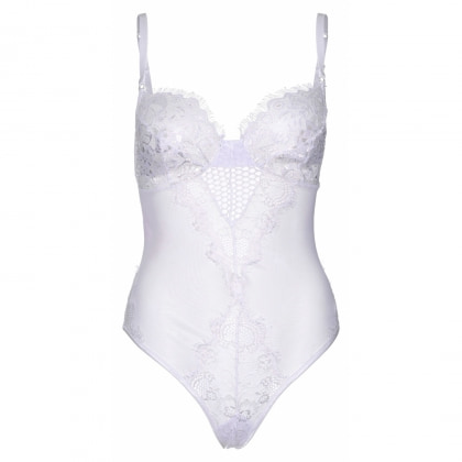 Body Dantelat Leg Avenue Whitley Alb M