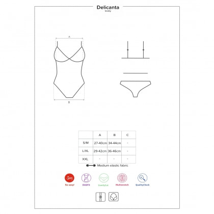 Body Obsessive Delicanta Verde L-XL