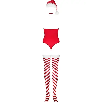 Body Obsessive Kissmas Roșu L-XL