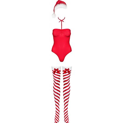 Body Obsessive Kissmas Rosu XS-S