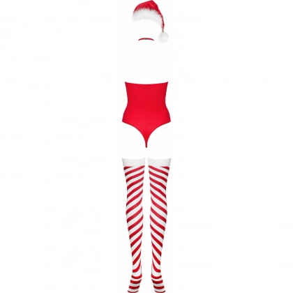 Body Obsessive Kissmas Roșu XS-S