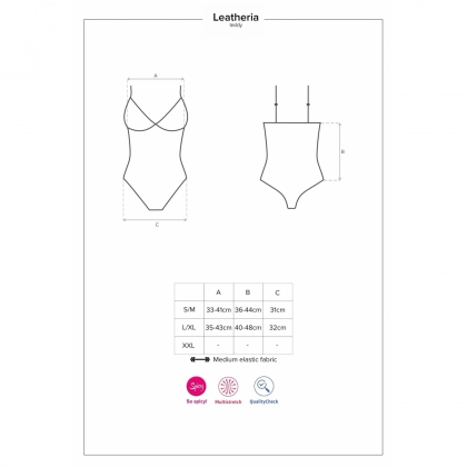 Body Obsessive Leatheria Negru S-M