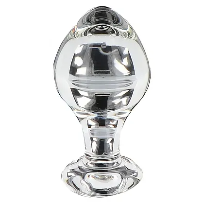 Brilliant Star – Plug Anal Din Sticlă TOYJOY 9x4cm Transparent