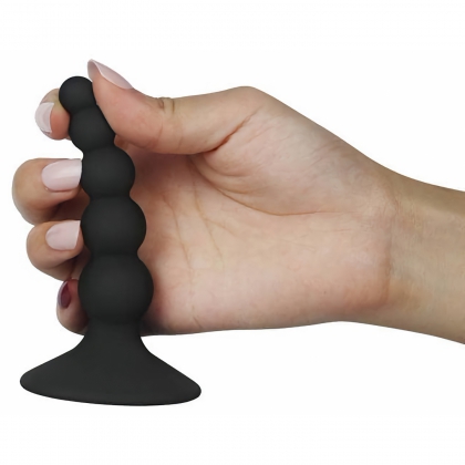 Anal Plug Cu BIle Lure Me Black Negru
