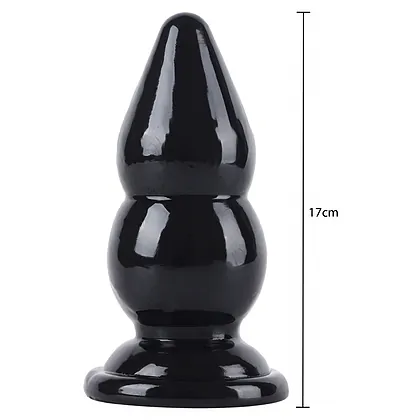 Buttplug Balls Large 17cm Negru _
