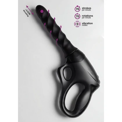 Cadence Fatale PRO+ — Vibrator Rotativ, 9 Moduri, 2,5 cm