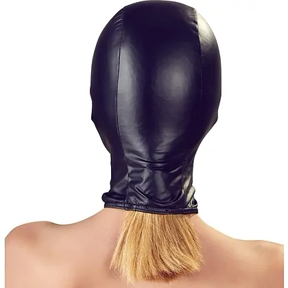 Cagulă Bad Kitty Head Mask Vișiniu Negru