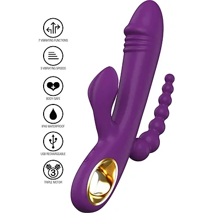 Caleona Triple Temptation ToyJoy 3 Motoare Mov