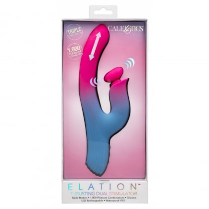 CalExotics Elation Rabbit Dual 3 Motoare +1000 Combinații Roz