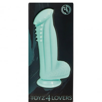 Captain Squirtino Dildo Monster Flexibil cu Ventuză Verde