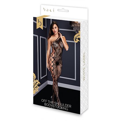 Catsuit Baci Off The Shoulder Negru S-L