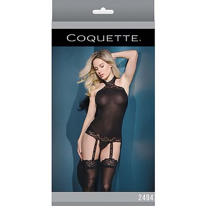 Catsuit Coquette Adaline Negru S-L