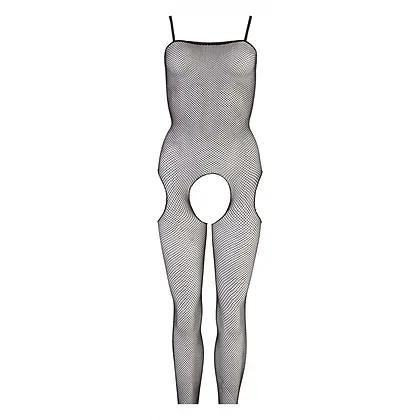 Catsuit No:Xqse Plasă Negru L-XL
