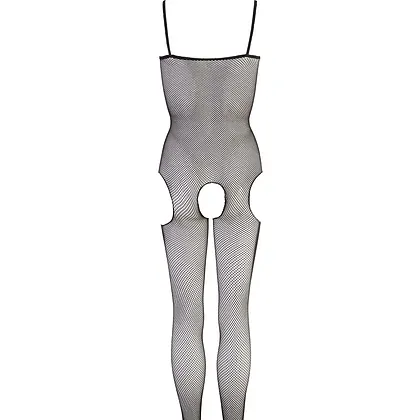 Catsuit No:Xqse Plasă Negru L-XL