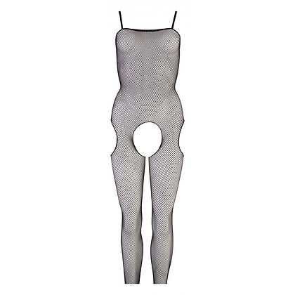 Catsuit No:Xqse Plasă Negru L-XL