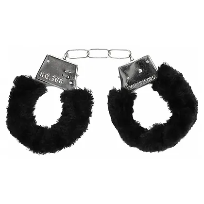 Catuse Beginners Handcuffs Furry Negru