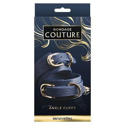 Cătușe Bondage Couture Ankle Albastru