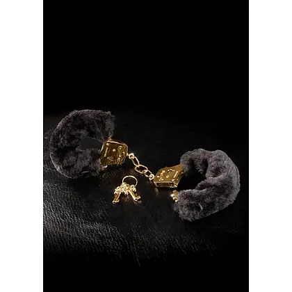 Cătușe Deluxe Furry Auriu