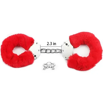 Cătușe Fluffy Pleasure Roșu