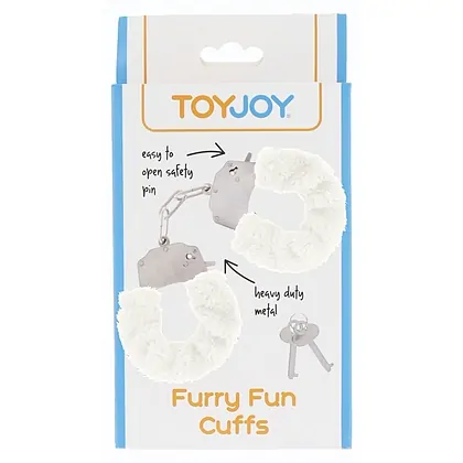 Cătușe Furry Fun Cuffs Alb