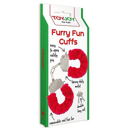 Cătușe Furry Fun Roșu