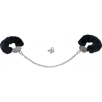 Cătușe Pufoase You2Toys Bigger Furry, Lanț 44 cm Negru