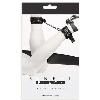 Catuse Sinful Ankle Negru