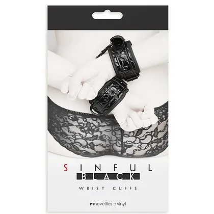 Catuse Sinful Wrist Negru