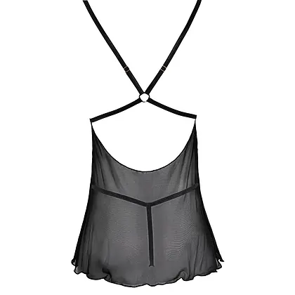 Chemise Cottelli Collection Transparent Fun Negru S