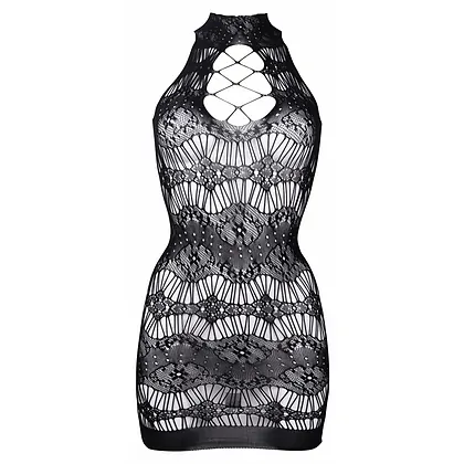 Chemise Le Désir Criss Cross Neck Negru S-L