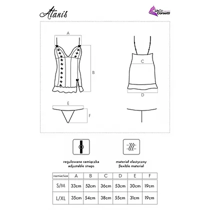 Chemise LivCo Atanis Negru L-XL