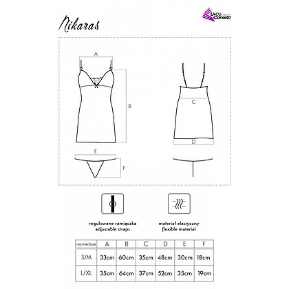 Chemise LivCo Nikaras Negru S-M