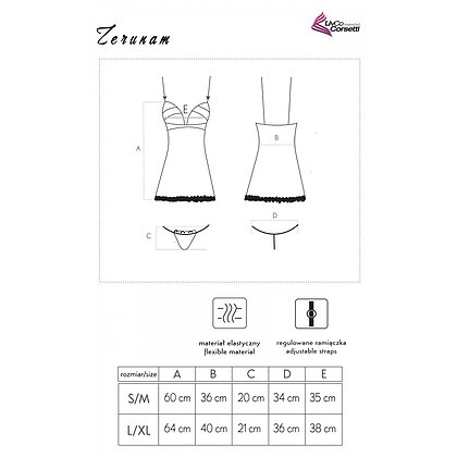Chemise LivCo Zerunam Negru S-M